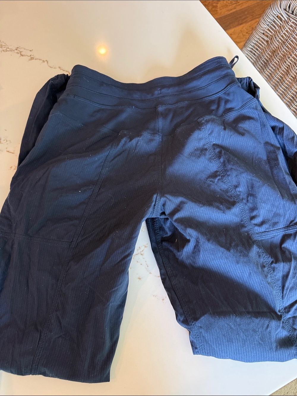 Navy Lululemon dance studio pants size 2 - Picture 2 of 3